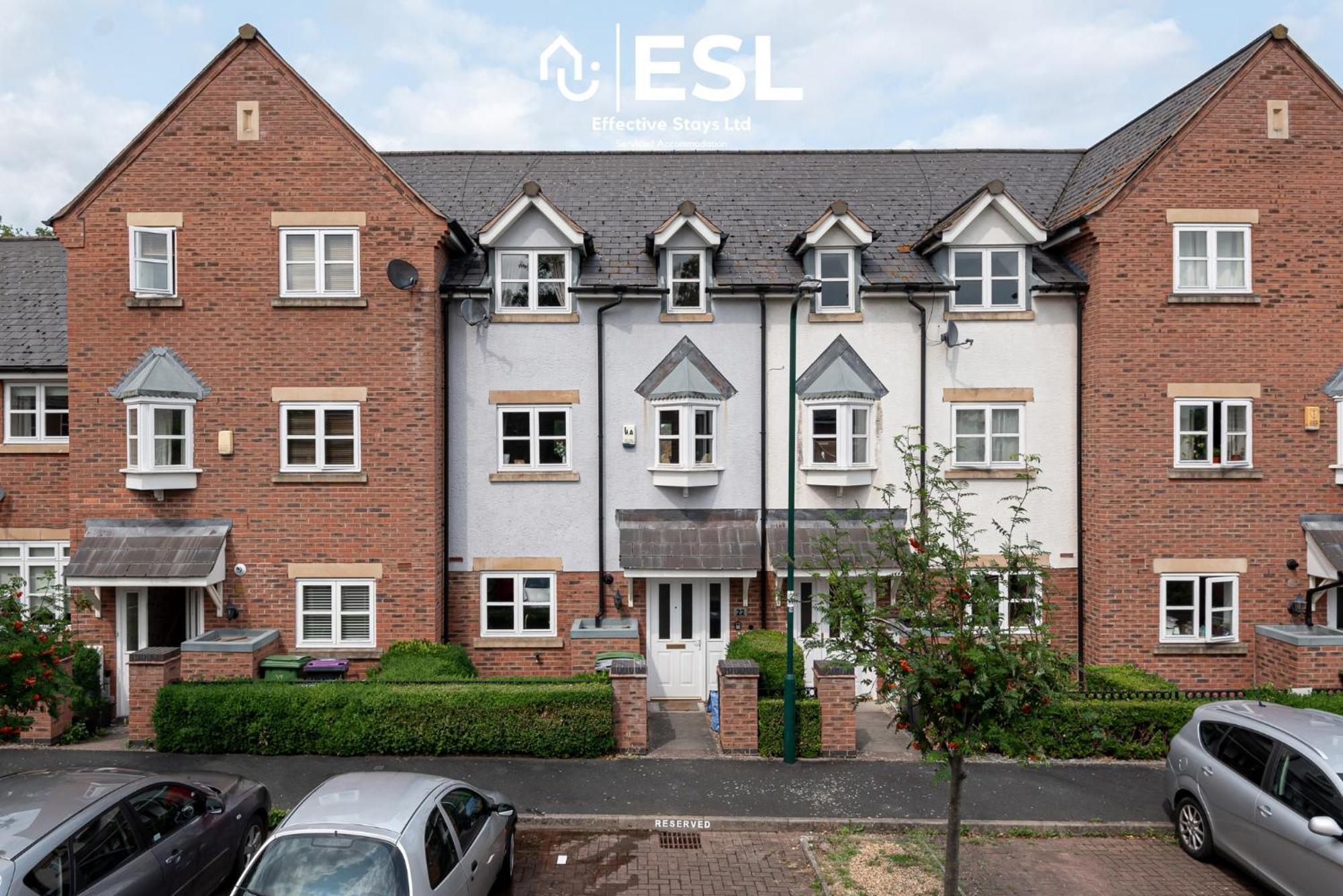 4 Bedroom Townhouse 10Mins Walk From Shrewsbury Town Centre With Parking Екстериор снимка